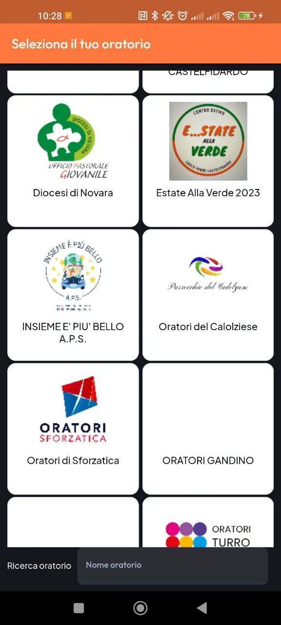 Screenshot 2 - Iscrizioni nell'app