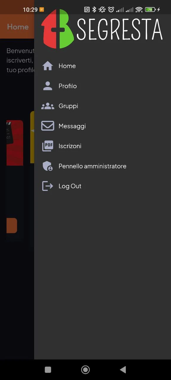 Screenshot 3 - Eventi nell'app